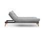 Atelier Del Sofa Saki - Sofá cama de 3 plazas, Gris claro